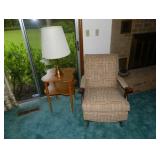Vintage Side Chair & Clover Leaf Table