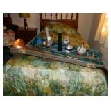 view of items on twin bed