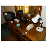 lamp, telephone and other smalls