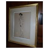 Original Albert marquet charcoal art