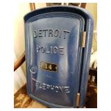 SMASHING NEEDHAM ESTATE SALE AUG 31ST ANTIQUES DETROIT POLICE CALL BOX NORM ABRAMS WORKSHOP TOOLS!! 