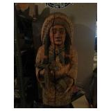 SMOKIN MILFORD ESTATE SALE SAT SEPT 12TH CARVED INDIAN STATUES, BEER ADVERTISING, DISNEY, STOOGES!