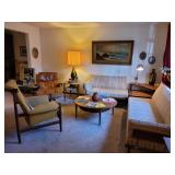 FAR OUT FOXBORO ESTATE SALE SAT MAR 9TH MID CENTURY FURNITURE LAMPS TRAINS BUGATTI PEDAL CAR PEUGEOT