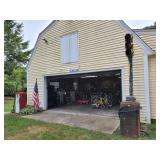 CHECK OUT THIS DEDHAM ESTATE SALE SAT SEPT 28TH ANTIQUES CAR MEMORABILIA GAS PUMPS BICYCLES TOOLS!!!