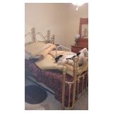 full brass bed