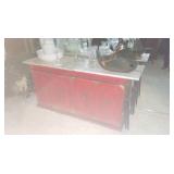 Asian buffet table