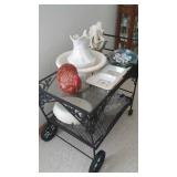 vintage tea cart