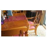 wood dinning set