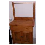 Hand made oak wash stand