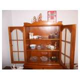 Maple china hutch