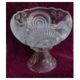 Pattern-glass punchbowl