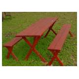 Patio Table & Benches
