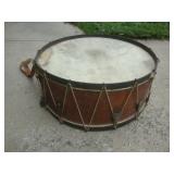 Antique bass drum