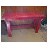 Primitive pine table