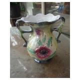 Porcelain vase with poppies