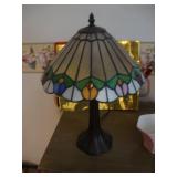Leaded glass lamp