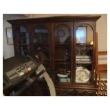 Mahogany china cabinet
