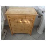Small pine chest