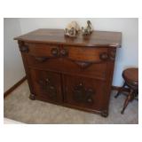Antique oak buffet