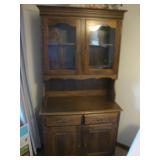 Pine stepback cabinet