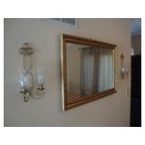Mirror in gilded frame