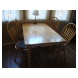 Kitchen table with arrow back chairs