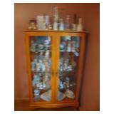 China cabinet with glass shelves