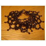 Black bead collar