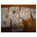 old silver coins