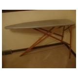 Wooden ironing board