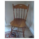 one of 4 Ethan Allen maple chairs