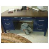 LArge metal desk