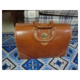 Leather attache case
