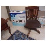 Mahogany office chair