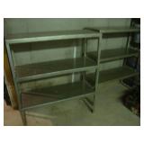 Solid cast iron shelves