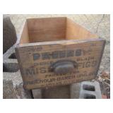 Wood box w KC advertising