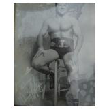 Signed photo of Danny Hodge, wrestler
