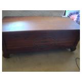 Solid cedar chest by Lane