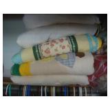 Many patchwork quilts