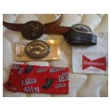 Bull Durham belt buckles