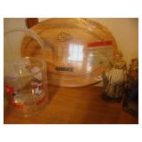 New KC Chiefs Ice Bucket, Football shaped serving board