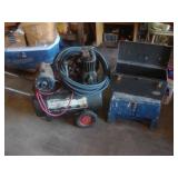Tank air compressor