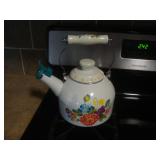 Pioneer Woman enameled tea kettle