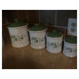 Canister set w ivy