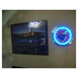 Lighted KU clock