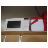 Microwave, igloo cooler