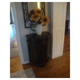 Stencilled commode w a drawer