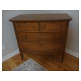 front of oak dresser