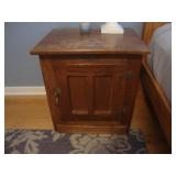 Antique oak ice box