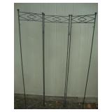 Iron folding screen
